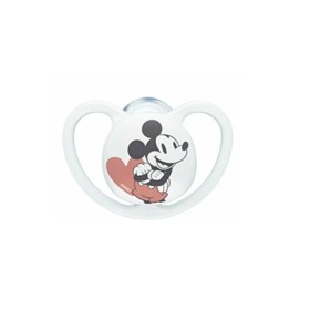 NUK Disney Baby Space 0-6 m Λευκή με Μίκι 1 Τεμάχιο [10.730.716]