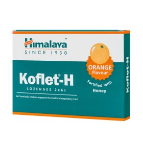 Himalaya Koflet-H Πορτοκάλι Παστίλιες 12 Τεμάχια Himalaya Koflet-H Πορτοκάλι Παστίλιες 12 Τεμάχια