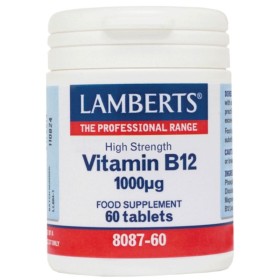 LAMBERTS B-12 1000mcg Vitamin B Supplement 60 Tablets