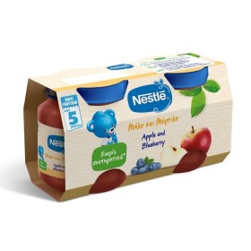 NESTLE Fruit Cream Apple & Blueberry 5m+ 250g