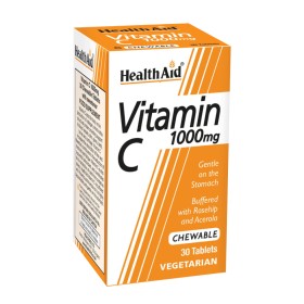 Health Aid Vitamin c 1000mg Chewable Orange Flavour Βιταμίνη C σε Μασώμενη Μορφή 30 Ταμπλέτες Health Aid Vitamin c 1000mg Chewable Orange Flavour Βιταμίνη C σε Μασώμενη Μορφή 30 Ταμπλέτες