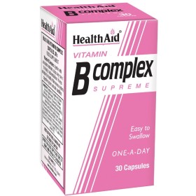 Health Aid B Complex Supreme Συμπλήρωμα Διατροφής για Νευρικό & Ανοσοποιητικό Σύστημα 30 Κάψουλες Health Aid B Complex Supreme Συμπλήρωμα Διατροφής για Νευρικό & Ανοσοποιητικό Σύστημα 30 Κάψουλες