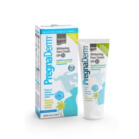 INTERMED Pregnaderm Whitening Face Cream SPF15 Anti-Blemish Hyaluronic Acid Face Cream for Sensitive Skin 75ml