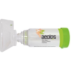 AEOLOS Inhaler Air Chamber Mask & Mouthpiece 1-6 years old