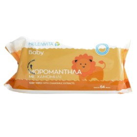 HELENVITA Baby Baby Wipes with Chamomile 64 Pieces
