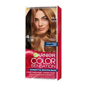 Garnier Color Sensation Hair Color Kit Βαφή Μαλλιών HL1 Ξανθό Σκούρο Μπεζ 1 Τεμάχιο Garnier Color Sensation Hair Color Kit Βαφή Μαλλιών HL1 Ξανθό Σκούρο Μπεζ 1 Τεμάχιο