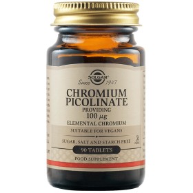 SOLGAR Chromium Picolinate 100μg 90 Tablets