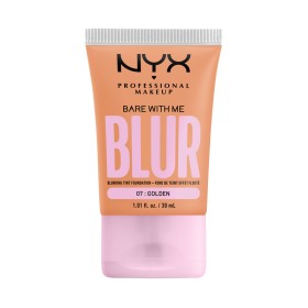 Nyx Professional Make Up Bare With Me Blur Tint Foundation με Ματ Αποτέλεσμα 07 Golden 30ml
