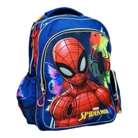 Gim Σχολική Τσάντα Οβάλ Δημοτικού Spiderman Silver Eyes 1 Τεμάχιο