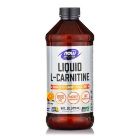 NOW SPORTS Liquid L-Carnitine Nutritional Supplement Liquid Carnitine for Energy Production 473ml