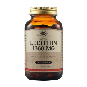 Solgar Soya Lecithin 1360mg 100 Μαλακές Κάψουλες