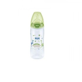 Nuk F.C.plus 6-18m Κροκοδειλάκια Σιλικόνη Πλαστικό Μπιμπερό Πράσινο 360ml [10.216.248]