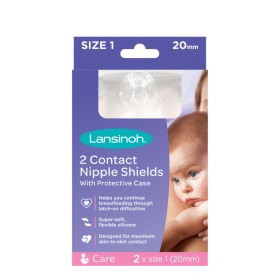 Lansinoh Contact Nipple Shields Ψευδοθηλές 20mm 2 Τεμάχια Lansinoh Contact Nipple Shields Ψευδοθηλές 20mm 2 Τεμάχια