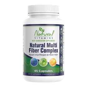 Natural Vitamins Natural Fiber Complex Φυτικές Ίνες 45 Κάψουλες Natural Vitamins Natural Fiber Complex Φυτικές Ίνες 45 Κάψουλες
