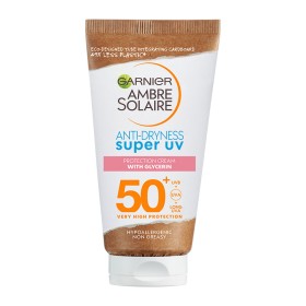 GARNIER Ambre Solaire AntiDryness Super UV Glykerin SPF50 Αντηλιακή Προσώπου κατά της Ξηρότητας  50ml