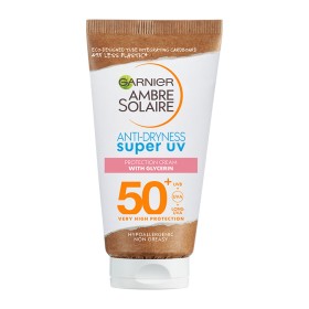 Garnier Ambre Solaire Antidryness Super Uv Glykerin Spf50 Αντηλιακή Προσώπου κατά της Ξηρότητας 50ml