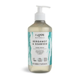 I Love Naturals Hand Wash Ενυδατικό Κρεμοσάπουνο Χεριών Bergamot & Seaweed 500ml