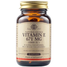 Solgar Vitamin E 671mg 1000 Iu 50 Μαλακές Κάψουλες Solgar Vitamin E 671mg 1000 Iu 50 Μαλακές Κάψουλες