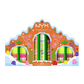 Nyx Professional Makeup Promo Holiday Fat Gingerbread Fat Oil Kit Fat Oil Lip Drip Έλαιο Χειλιών 4x4.8ml & Fat Oil Slick Click Βάλσαμο για τα Χείλη με Χρώμα 3x2g