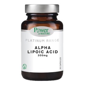 Power Health Platinum Range Alpha Lipoic Acid 300mg για Μείωση της Νευροπάθειας & Βελτίωση του Μεταβολισμού 30 Κάψουλες