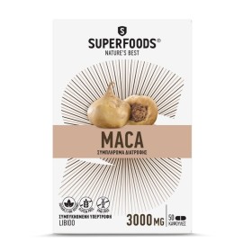 SUPERFOODS Maca για Αύξηση της Σεξουαλικής Διάθεσης  50 Kάψουλες