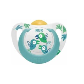 Nuk Star Πιπίλα Τιρκουάζ με Πουλάκια 18-36m [10.737.040]