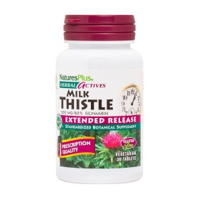 Natures Plus Milk Thistle Extended Release 500 Mg Συμπλήρωμα με Γαϊδουράγκαθο κατά των Πεπτικών Διαταραχών 30 Ταμπλέτες Natures Plus Milk Thistle Extended Release 500 Mg Συμπλήρωμα με Γαϊδουράγκαθο κατά των Πεπτικών Διαταραχών 30 Ταμπλέτες