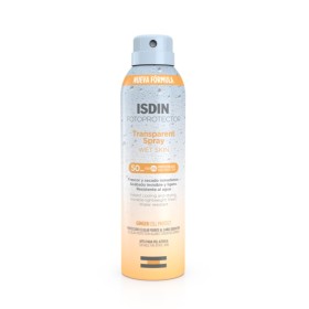 Isdin Fotoprotector Transparent Wet Skin Αδιάβροχη Αντηλιακή Λοσιόν για το Σώμα Spf50+ σε Spray 250ml