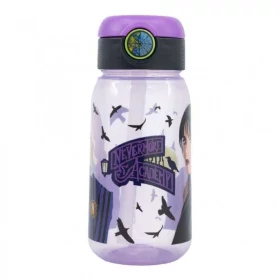 Gim Disney Home Παγούρι με Καλαμάκι Push Up Wednesday 510ml