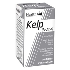 HEALTH AID Kelp lodine με Ιώδιο για τη Λειτουργία του Θυροειδούς 240 Ταμπλέτες