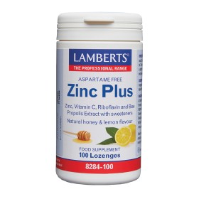 Lamberts Zinc Plus Lozenges Καραμέλες για Ενίσχυση του Ανοσοποιητικού 100 Παστίλιες Lamberts Zinc Plus Lozenges Καραμέλες για Ενίσχυση του Ανοσοποιητικού 100 Παστίλιες
