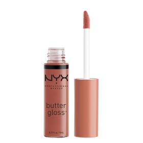 Nyx Professional Make Up Lip Butter Gloss Βελούδινα Απαλό & Μεταξένιο Lip Gloss 16 Praline 8ml