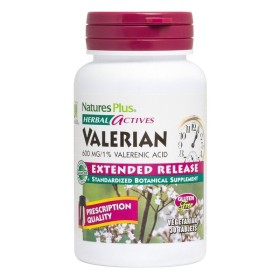 NATURES PLUS Herbal Actives Valerian 600 mg Extended Release  Συμπλήρωμα Ενίσχυσης του Ύπνου 30 Ταμπλέτες