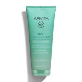 Apivita Just Bee Clear Purifying Face Cleanser Gel Καθαρισμός Προσώπου για Λιπαρό Δέρμα με Τάση Ακμής 200ml Apivita Just Bee Clear Purifying Face Cleanser Gel Καθαρισμός Προσώπου για Λιπαρό Δέρμα με Τάση Ακμής 200ml