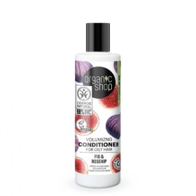 ORGANIC SHOP Volumizing Conditioner Fig & Rosehip Μαλακτικό για Όγκο για Λιπαρά Μαλλιά 280ml