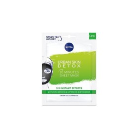 Nivea PROMO Urban Skin Detox Sheet Mask 10 Minutes Υφασμάτινη Μάσκα Προσώπου Αποτοξίνωσης 2+1 3τμχ