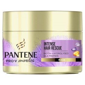 PANTENE Pro-V Intense Hair Rescue Mask Μάσκα Μαλλιών Εντατικής Περιποίησης & Αναδόμησης 160ml