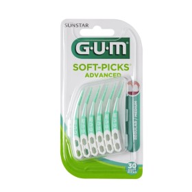GUM 650M Interdental Toothpicks Size Regular Color Green 30 Pieces