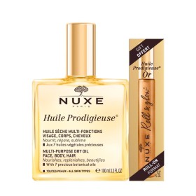 NUXE Promo Huile Prodigieuse Ξηρό Λάδι Για Πρόσωπο & Σώμα & Μαλλιά 100ml & Huile Prodigieuse Or Roll-On 8ml