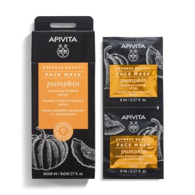 Apivita Express Beauty Μάσκα Προσώπου για Αποτοξίνωση με Κολοκύθα 2x8ml Apivita Express Beauty Μάσκα Προσώπου για Αποτοξίνωση με Κολοκύθα 2x8ml