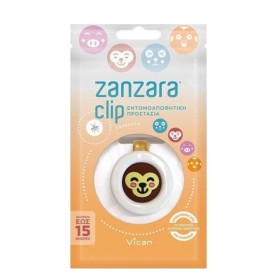 ZANZARA Clip Monkey Εντομοαπωθητική Προστασία 1 Τεμάχιο