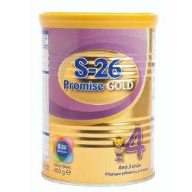 WYETH S-26 Promise Gold 4 Γάλα σε Σκόνη Κατάλληλο Από 3 Ετών 400g