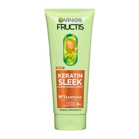 Garnier Fructis Keratin Sleek No1 Σαμπουάν με Κερατίνη για Ατίθασα & Ξηρά Μαλλιά 200ml Garnier Fructis Keratin Sleek No1 Σαμπουάν με Κερατίνη για Ατίθασα & Ξηρά Μαλλιά 200ml