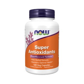 Now Super Antioxidants Συμπλήρωμα Διατροφής Λαχανικών με Φυτικά Εκχυλίσματα & Φλαβονοειδή για Αντιοξειδωτική Υποστήριξη 120 Φυτικές Κάψουλες Now Super Antioxidants Συμπλήρωμα Διατροφής Λαχανικών με Φυτικά Εκχυλίσματα & Φλαβονοειδή για Αντιοξειδωτική Υποστήριξη 120 Φυτικές Κάψουλες