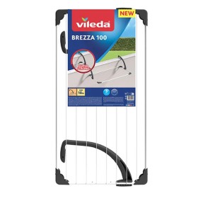 Vileda Brezza Απλώστρα Μπαλκονιού Αλουμινίου 105x55cm με Βραχίονες Από Ρητίνη 1 Τεμάχιο