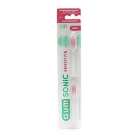 Gum Sonic Senistive 4111 Ανταλλακτικές Κεφαλές για Ηλεκτρική Οδοντόβουρτσα 2 Τεμάχια