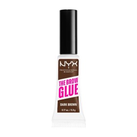 Nyx Professional Make Up The Brow Glue Instant Brow Styler Φροντίδα Φρυδιών Dark Brown 5g