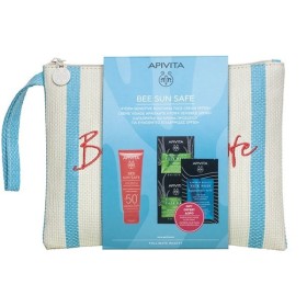 APIVITA Promo Bee Sun Safe Hydra Fresh Cream SPF50 50ml & Μάσκες Προσώπου & Μαλλιών 2x8ml