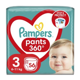 Pampers Pants Μέγεθος 3 (6-11kg) Πάνες Βρακάκι Maxi Pack 56 Τεμάχια