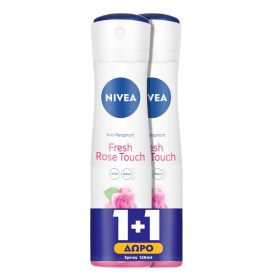 NIVEA Promo Deo Fresh Rose Touch Spray Γυναικείο Αποσμητικό 2x150ml [1+1 Δώρο]